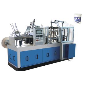 Customized Paper Tea Cup Machine Output 60 - 70 Cups Per Min Eco Friendly