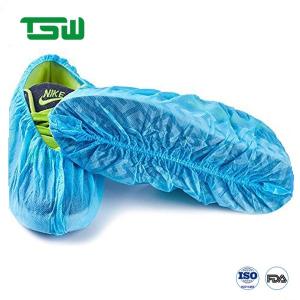China Disposable SPP 60gsm Non skid Shoe Cover For Safey Walking factory