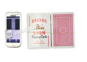China Paper Lion 3008 Marked Playing Cards For Poker Analyzer IR Cameras factory
