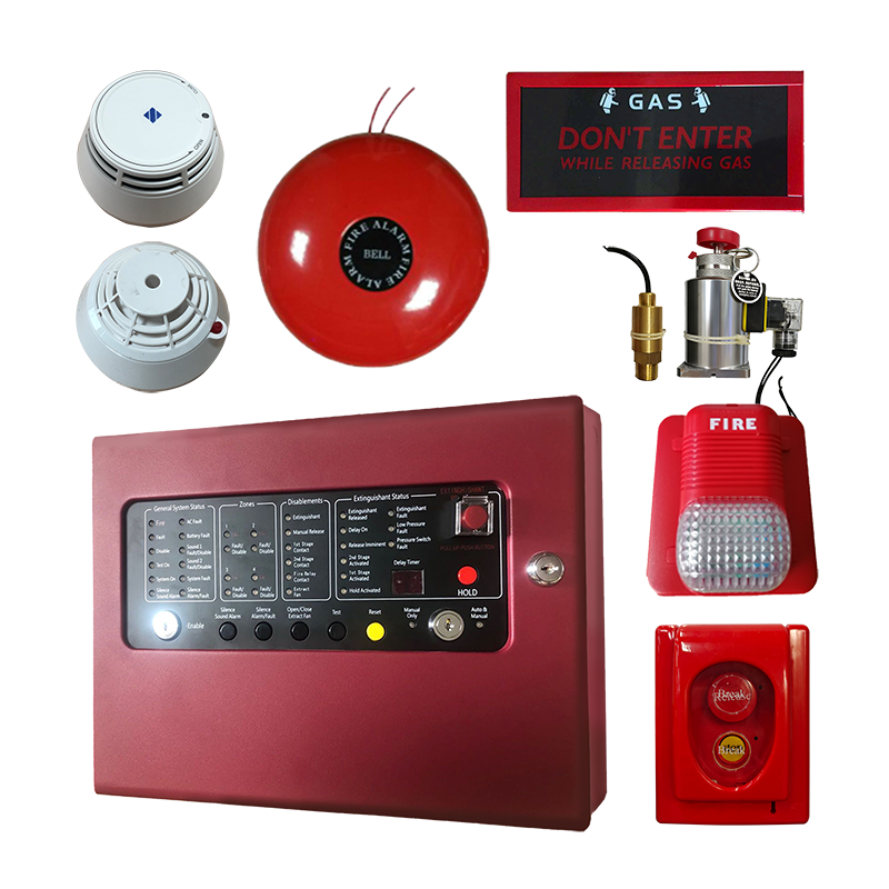 China Advanced FM200 Fire System Complete Kit with Detection and Alarm Integration factory