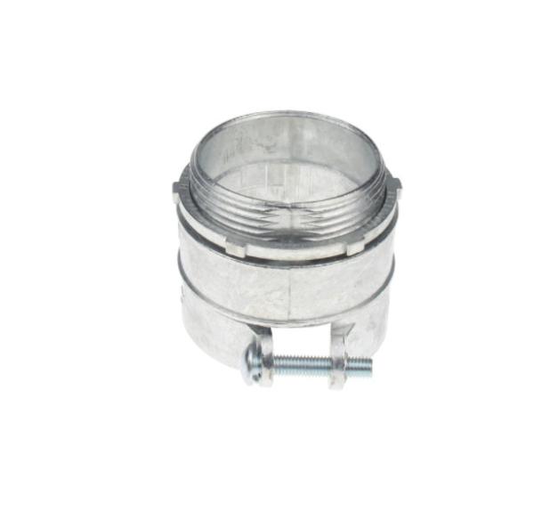 Stainless Steel Flexible Conduit Fittings Zinc Straight Squeeze Connector