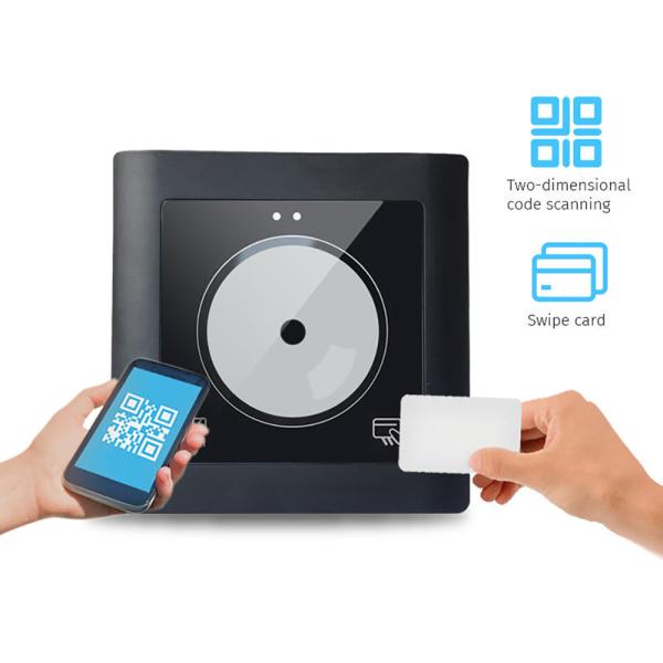 China RFID 125kHz QR Code Card Reader With Hd Camera Wiegand26 34 Interface 2D QR Code Reader for Access Control System factory