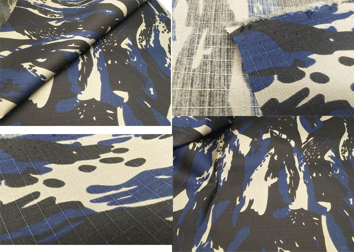 Anti Static Camouflage Cloth camouflage cotton fabric With Different Shapes