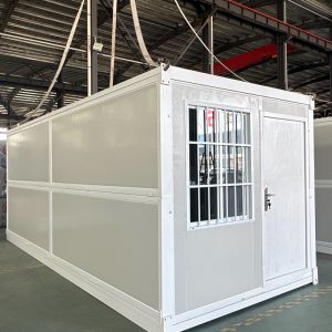 Prefabricate Steel Sandwich Panel Foldable Container House Modern Luxury Movable M-Type Folding Home