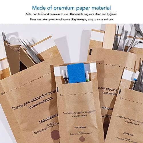 Nail Salon Tool Dry Heat Sterilizer Pouches 75*150mm Disposable Sterilization