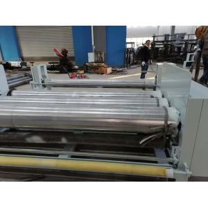 China Granule Woven Fabric Hot Roll Laminating Machine With single screw on sale