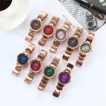 Ladies Luxury Quartz Dress Colorful Dial Analog Alloy Classic Quartz WristWatch