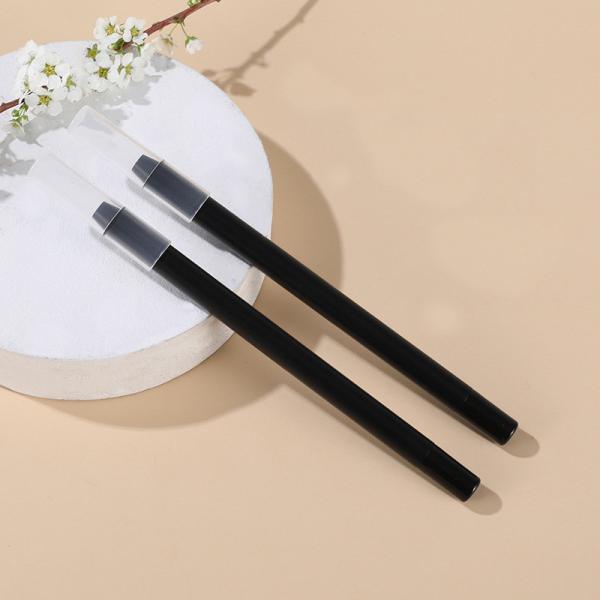 China Custom Color Logo Printed Plastic Empty Lip Liner Tube Package Container Slim Lipliner Tube Planable Material factory