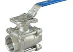 Manual 1 Inch Sanitary Ball Valves , Full Bore Ball Valve 10 Bar Operating