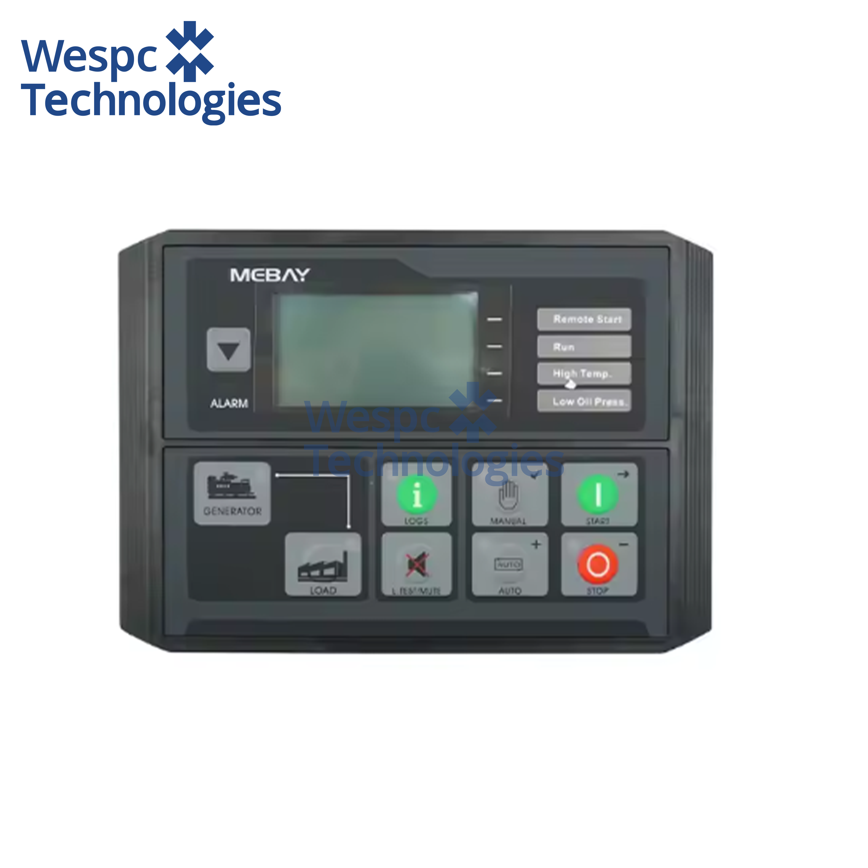 China WESPC Original Mebay DC40D MK3 Generator Controller Generator LCD Unit Control Module Generator Control Panel factory