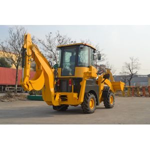 37w 3.4 Ton Road Construction Machinery Hydraulic Backhoe Loader