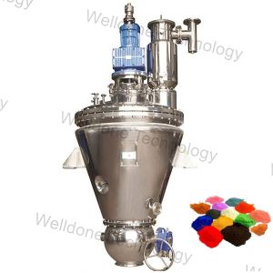 Conical Vacuum Agitated Dryer Button Control Low Temperature Working