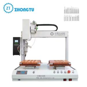 China Desktop Glue Injection Machine with USB+R232 Communication X/Y1/Y2/Z Mobile Category and 80*78*85cm Specification for Precise Industrial Applications factory