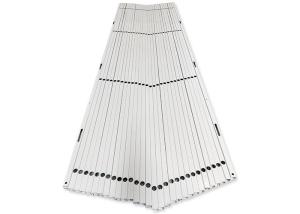 China High Safety White Aluminium Uprights Easy Installation Long Natural Life factory