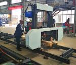 Portable Horizontal Wood Band Saw Mill, horizontal diesel log portable band
