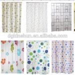 High Quality Printed Shower Curtain,Polyester Shower Curtain ,Waterproof Shower