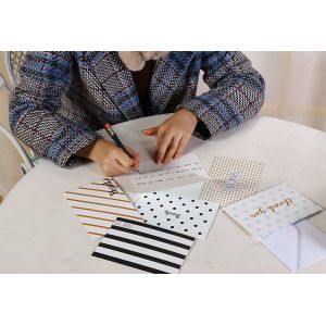 Blank Note Thanks Greeting Card / Personalized Greeting Cards Colorful Design