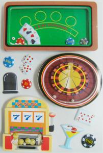 China DIY Card Shaker Vintage Toy Stickers Layered 3D With Accessories 2.0 Mm Thick factory