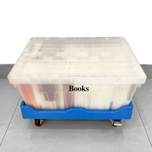 China Logistic Storage Plastic Box with Lid Efficiently Store Your Books and Documents on sale