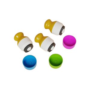 Customized 100ml Round Roll On Applicator Bottle With Silk Screen Printing