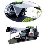 White Travel Car Top Awning 420D PU Vehicle Tents & Awnings