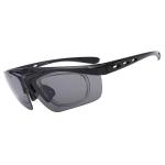 Windproof BSCI 134MM Rimless Sports Sunglasses 5 Lens Polarized Cycling
