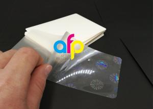 China Hologram Laminating Pouches Matte Finish / Glossy factory