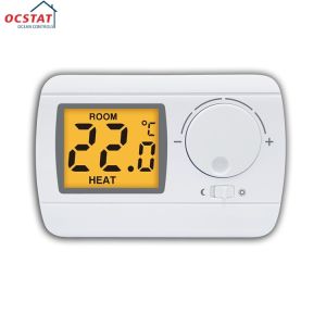 Riseem RoHS 24V AC LCD Display Thermostat For Bolier Temperature Controller