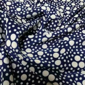 China Screen Print Polyester Spandex Fabric With Dots Design factory