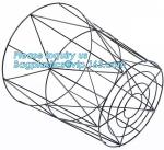 Commercial use stylish marble top metal wire square coffee table, Steel wire