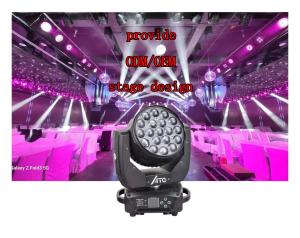 China Disco Party Bar Lighting Solutions LitePro DLX Layout 19X15W RGBW Moving Head Lights factory