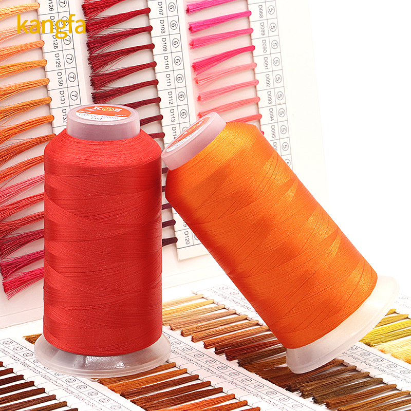 5000m Polyester Embroidery Thread for 4000y Multi-Color Embroidery Machine Dyed Color