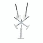 Integrated Board Plastic Wall Insulation Anchors Nails Insulated Fasteners For