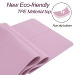 Environmentally Friendly 2mm Travel Size Yoga Mat , Folding Printed Yoga Mat