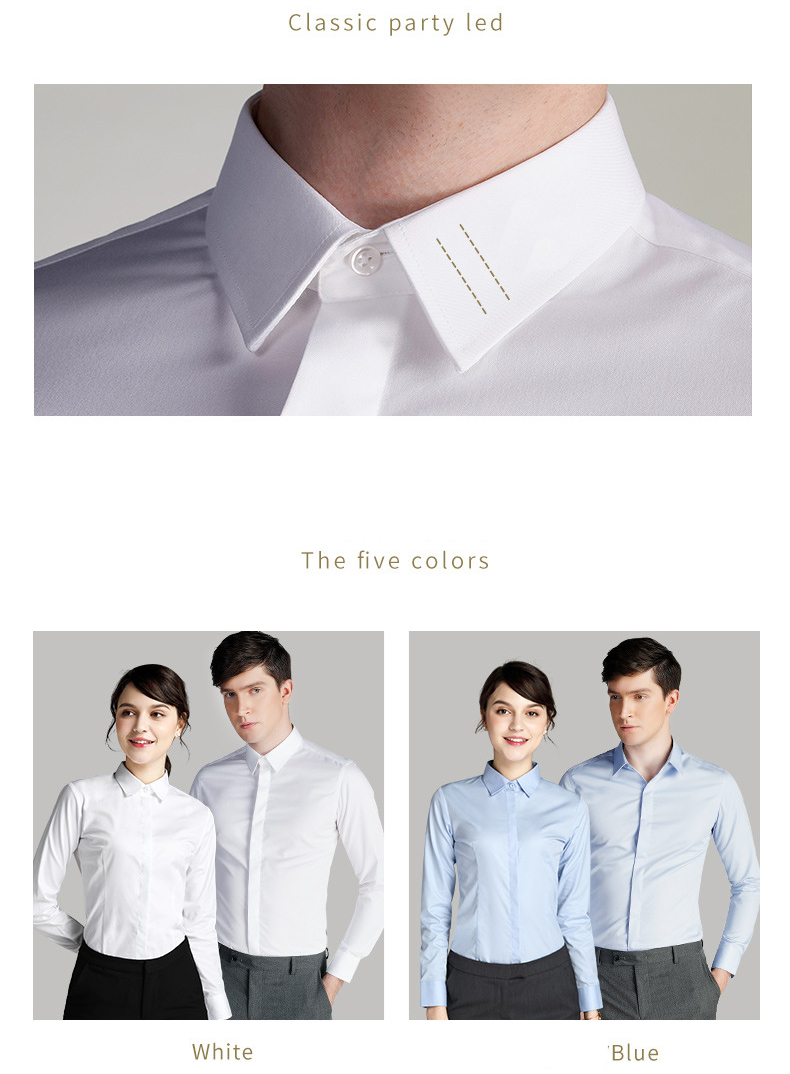 Advantageous Men's Mandarin Collar Shirts Breathable and Environmentally Friendly