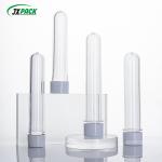 50ml Transparent PET Preform Cosmetic Cylindrical Plastic Tube For Mask Powder