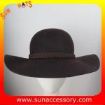 2272 hot sale wide brim floppy hats wholesale for ladies,100% Australia wool