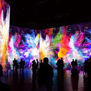 China Holographic Interactive Wall Projector 3200 Lumen Immersive Wall For Decoration factory
