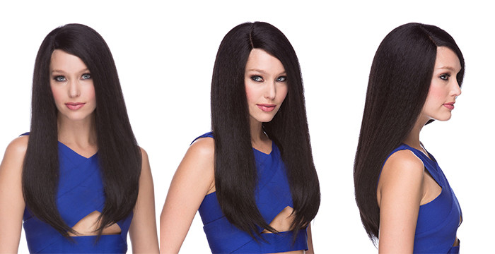 Lace Front Synthetic Wigs Heat Resistant Natural Hair Line Kinky Straight