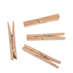 Multi Function Wooden Clothes Pegs / High Laundry Clip Windproof HPG224