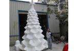 customize size fiberglass green large christmas tree as decoration statue in
