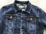Dark Mottled Wash Mens Denim Jacket And Jeans / Denim Jean Jacket TW76378