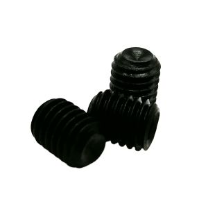 DIN 916 Black Hexagon Socket , Grub Screw Cup Point Spring Set Screw Titanium