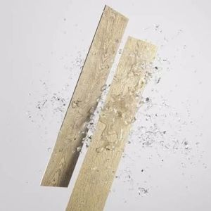 4mm SPC Anti Slip Rigid Vinyl Plastic Flooring With Cilck Wood Texture for