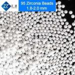 95 Zirconia Grinding Media Ceramic Beads High Strength For Electronic Ceramic