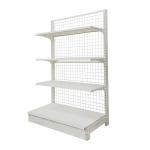 shelves system gondola supermarket equipment steel single side rack for
