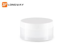 China Various Capacity Plastic Cosmetic Jars With Lids Round Shaped ISO9001 Approval factory