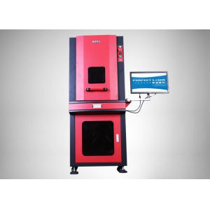 Professional Metal Etching Machine , Fiber Laser Marker With Fully Enclosed