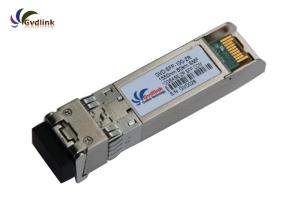 China SFP-10G-ZR Compatible 1550nm 80KM SFP+ Fiber Transceiver factory