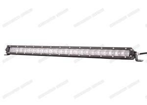 China 120W 5W Single Row LED Light Bar 4D Lens For Driving Offroad SUV ATV Truck factory
